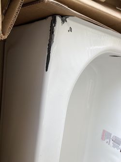 Bootz Industries Aloha 60 in. x 30 in. Alcove Soaking Bathtub with Left Drain in White 