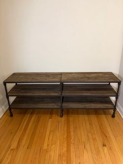 Restoration Hardware Dutch Industrial 80" TV Stand