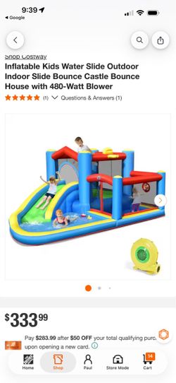 Inflatable Kids Water Slide Bounce House