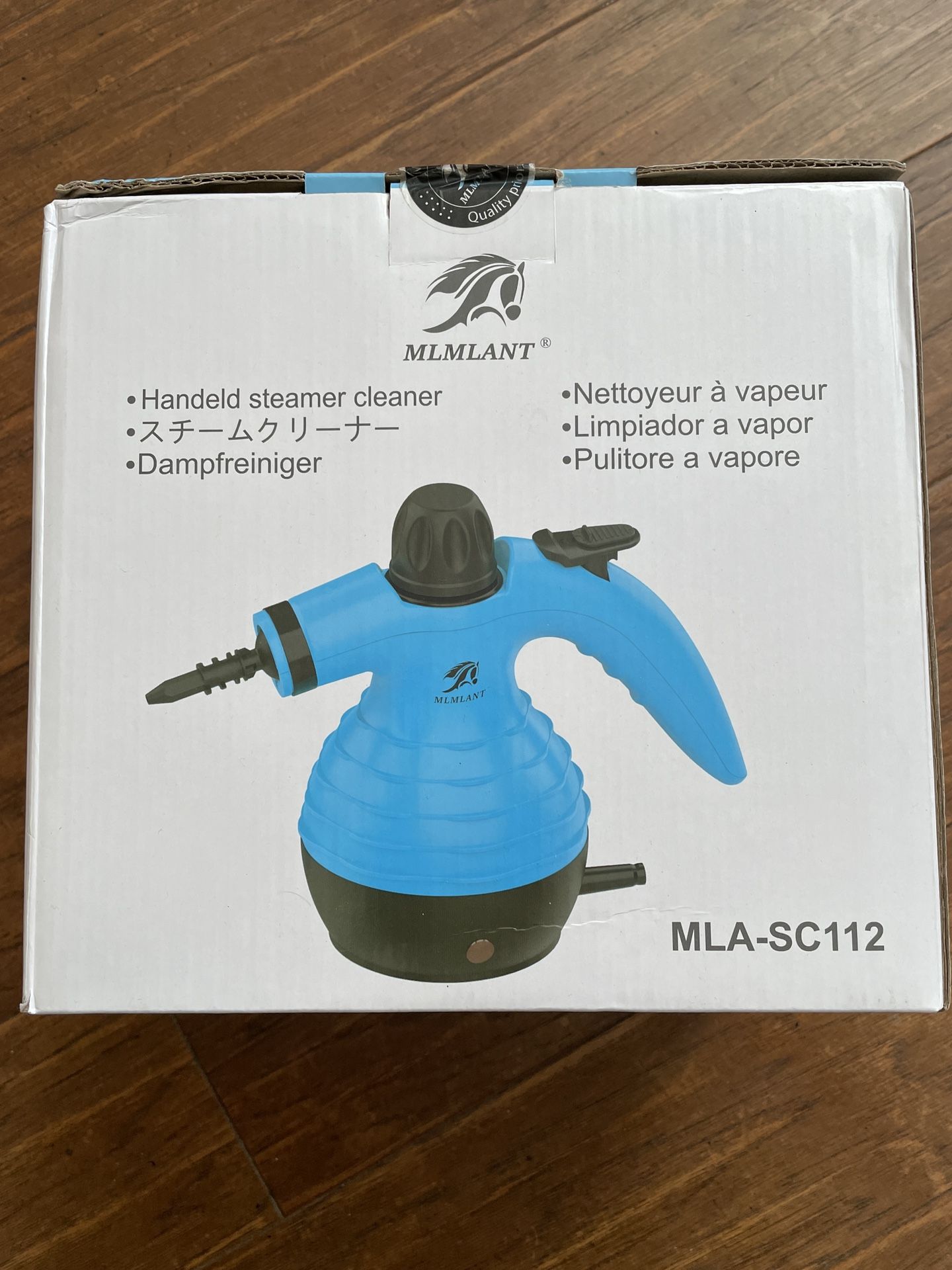 Multi-Purpose Handheld Pressurized Steam Cleaner Steamer 9-Piece Accessories, Perfect for Stain Removal, Curtains, Car Seats, Floor, Window Cleaning