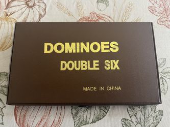 Dominoes Double Six
