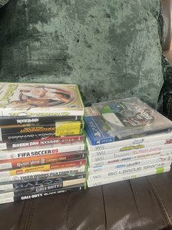 WII XBox Bundle Lot Games