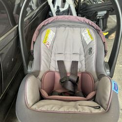Baby Girl Car seat With Base 