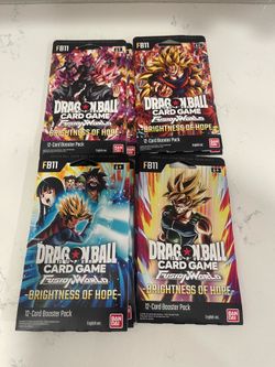 Dragon Ball Fusion World FB11 Brightness of Hope Sleeved Booster (10)