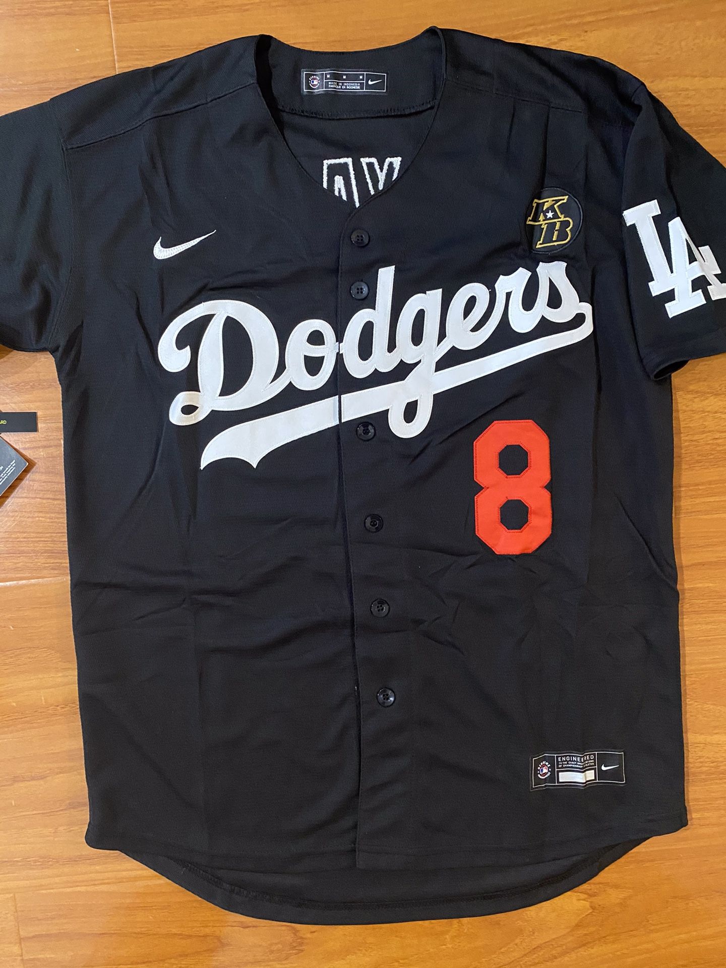 Kobe Bean Bryant Los Angeles Dodgers Lakers NBA MLB Baseball Basketball Jersey 8 24