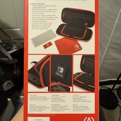 Carry Case Compatible with Nintendo Switch -Protective Hard Portable Travel Carry Case Shell Pouch with Pockets for Accessories and Games