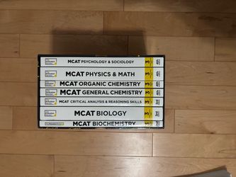 Princeton Review MCAT Prep Books Set of 7