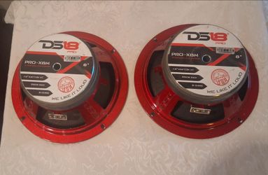 2 - DS18 PRO-X8BM 550W 8" Midrange Full Range Speakers Loudspeaker Bullet 8 Ohm