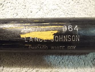 Chicago White Sox Official Lance Johnson Game Used Bat