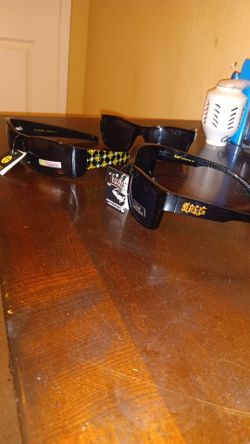 Locs Sunglasses & Biohazard ☣️– 2 Pairs, New with Tags