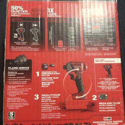 MILWAUKEEM18 FUEL SURGE Lithium-Ion Brushless Cordless 1/4 in. Hex Impact 