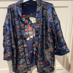 Jaded London Shirt Kimono Style Reversible Jacket/Coat