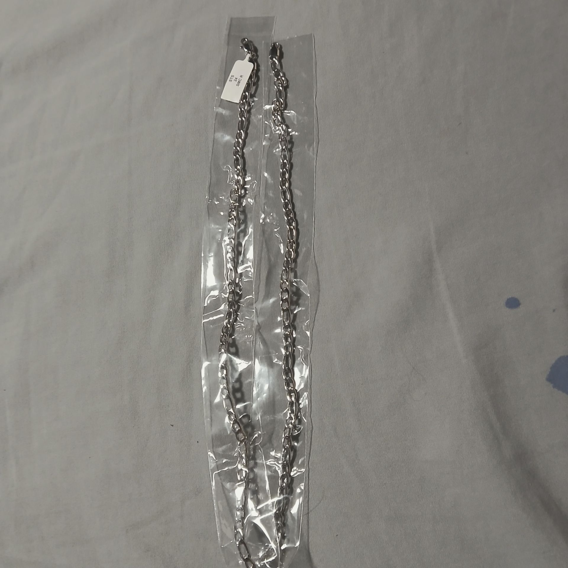 Men's silver plated necklace