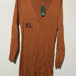 New Women’s Long Sleeve Button Cardigan 