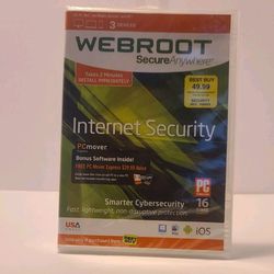 Webroot SecureAnywhere Internet Security - Full Version for Windows & Mac YBG #9