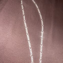 925 Silver Figaro Chain 24” 7mm