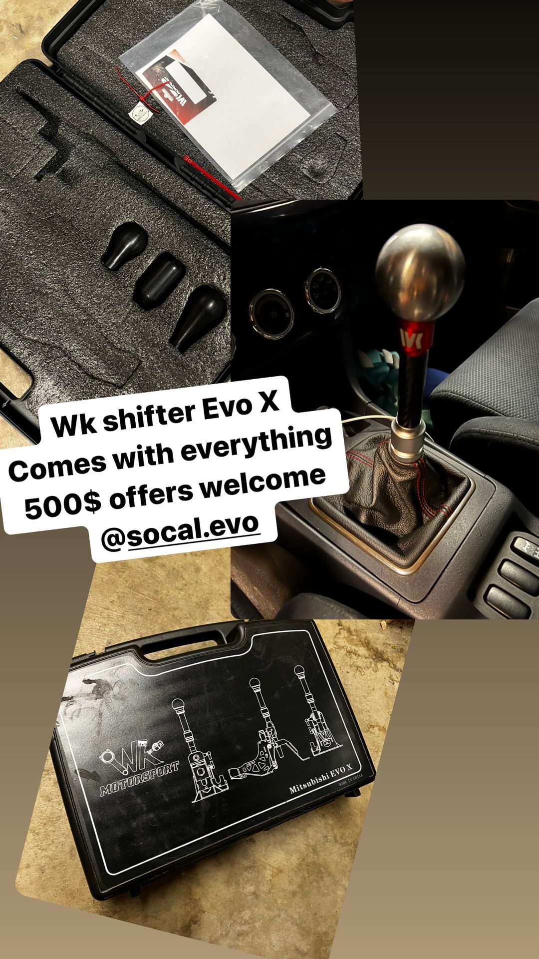 Wk Shifter evo X