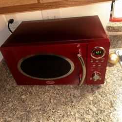 Red Microwave 