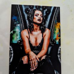 Paige Saraya WWE/ Aew Art Wrestling Card 2/25