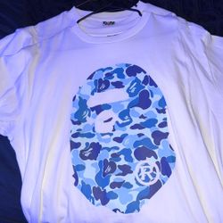 Bape ABC Blue Camo Tee