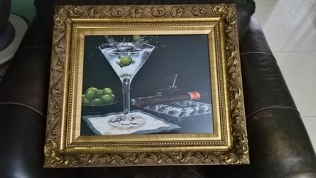 Golden Wood Picture Frame