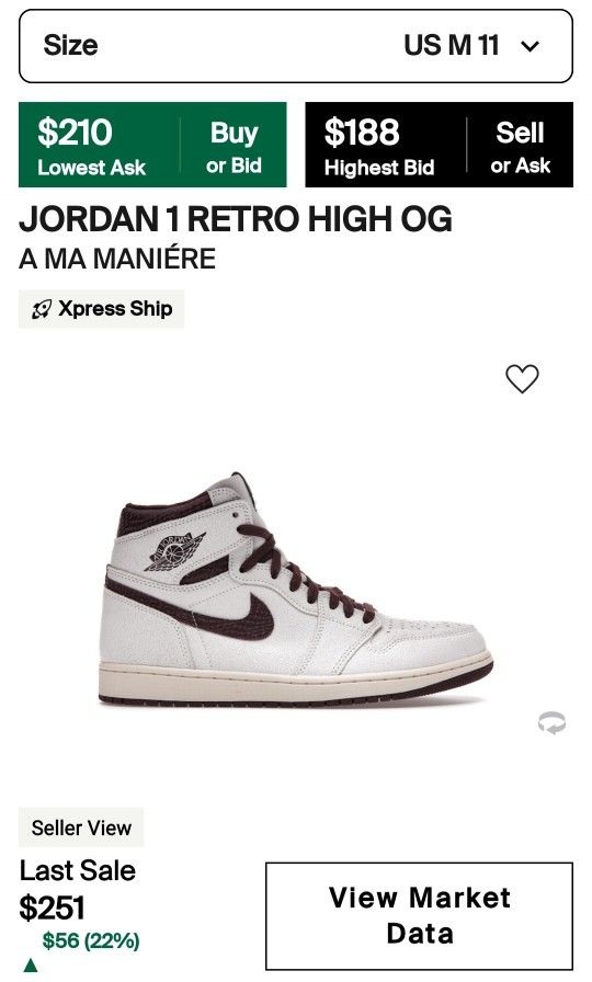 Air Jordan 1 Retro High OG "A Ma Maniere"