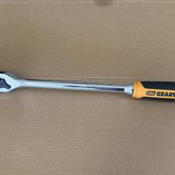 Gearwrench 90 Tooth 1/2" Locking Flex Head Long Handle Soft Grip Ratchet 81371T