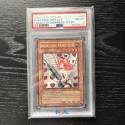 YuGiOh Injection Fairy Lily PSA 8