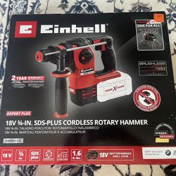 Einhell Herocco Power X-Change 18V 3/4in. SDS-Plus Cordless Rotary Hammer