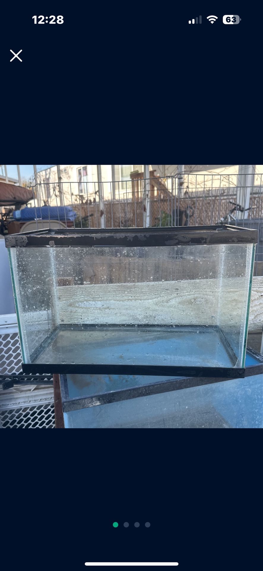 40 And 10 Gallon Aquarium/Fish tank/Terrarium 50”L X 12.5W X 21H