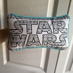 Small Star Wars Pillow Blue / White