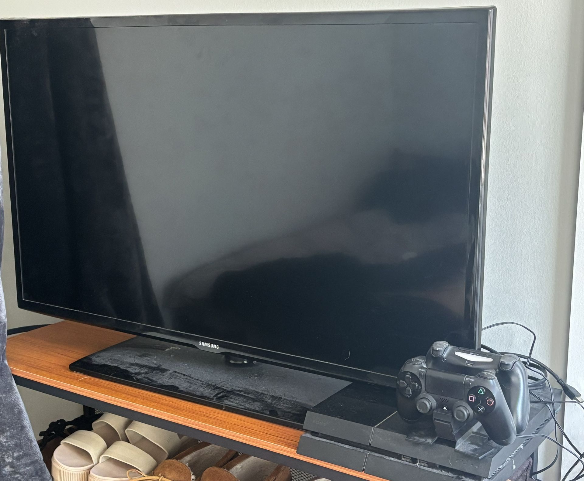Samsung 55” TV and PlayStation 4