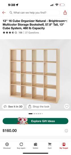 16 Cube organizer Brightroom Ready Built
