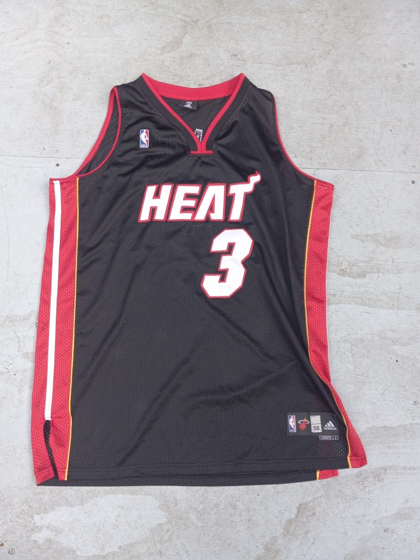 NBA Dwayne Wade Vintage Miami Heat Adidas Jersey Size 56 for Sale in  Houston, TX - OfferUp