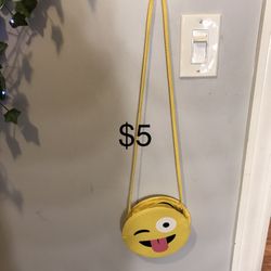 Yellow Emoji Purse