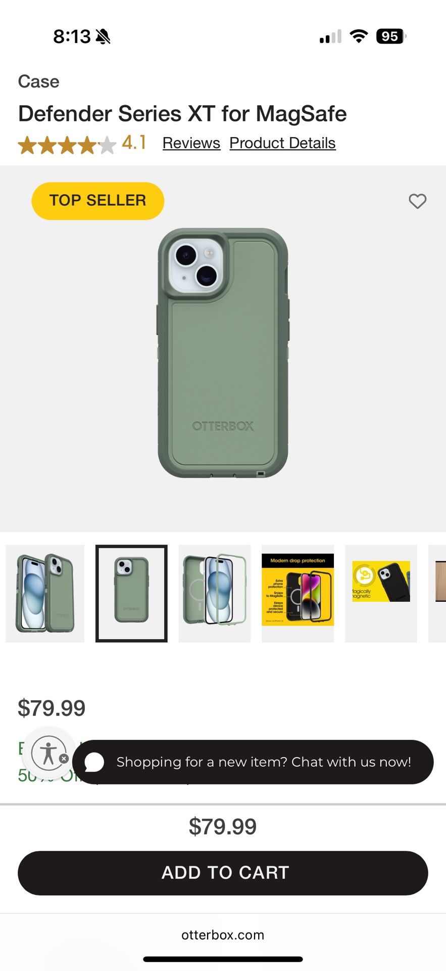 Otterbox Defender Series iPhone Case- 13, 14, 15, 16E