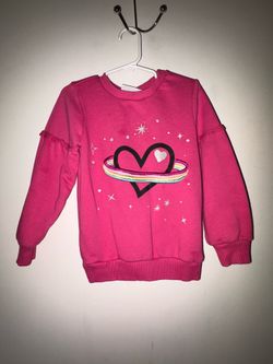 Kids Headquarters Rainbow Heart Sweatshirt Size 4