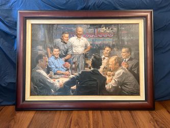 Andy Thomas original painting Grand Ol’ Gang