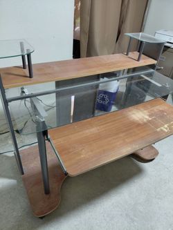 Computer desk and chair