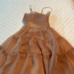 Anthropologies Sheet Dress Cross Back