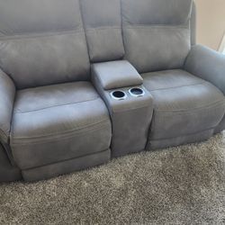 Couch Set Gray 
