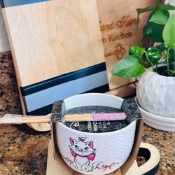 Disney Bolw With Chopsticks 