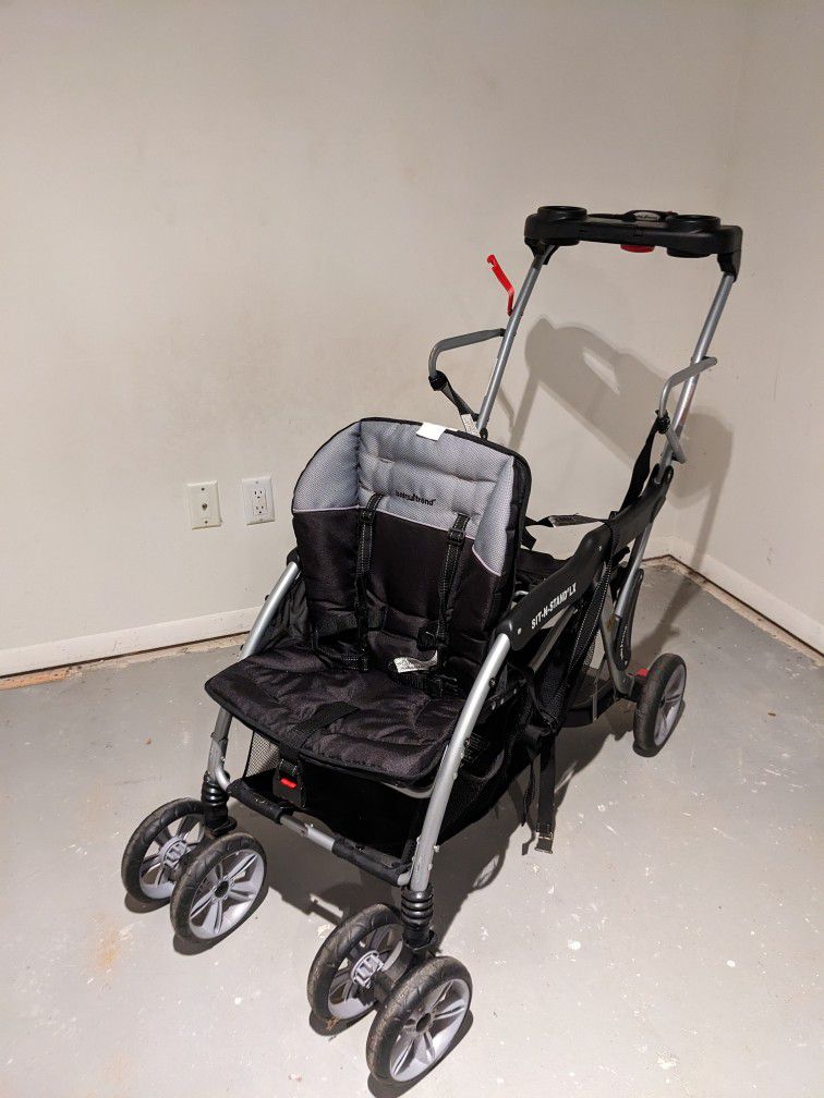 Sit And Stand XL Double Stroller 