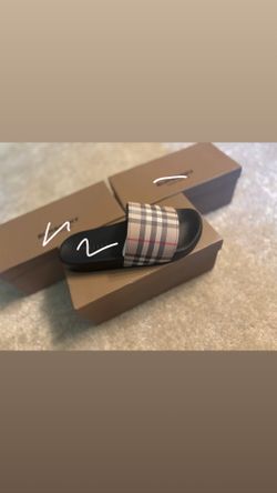 Burberry slides