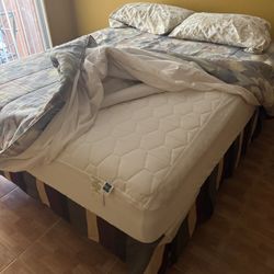 Bed, Mattress, Frame, Pillows, Sheet Etc 