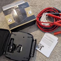 Portable Inflator & Booster Cables