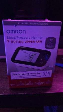 Brand New Omron Blood Pressure Monitor Seven Series Upper Arm With AFib Screening Technology