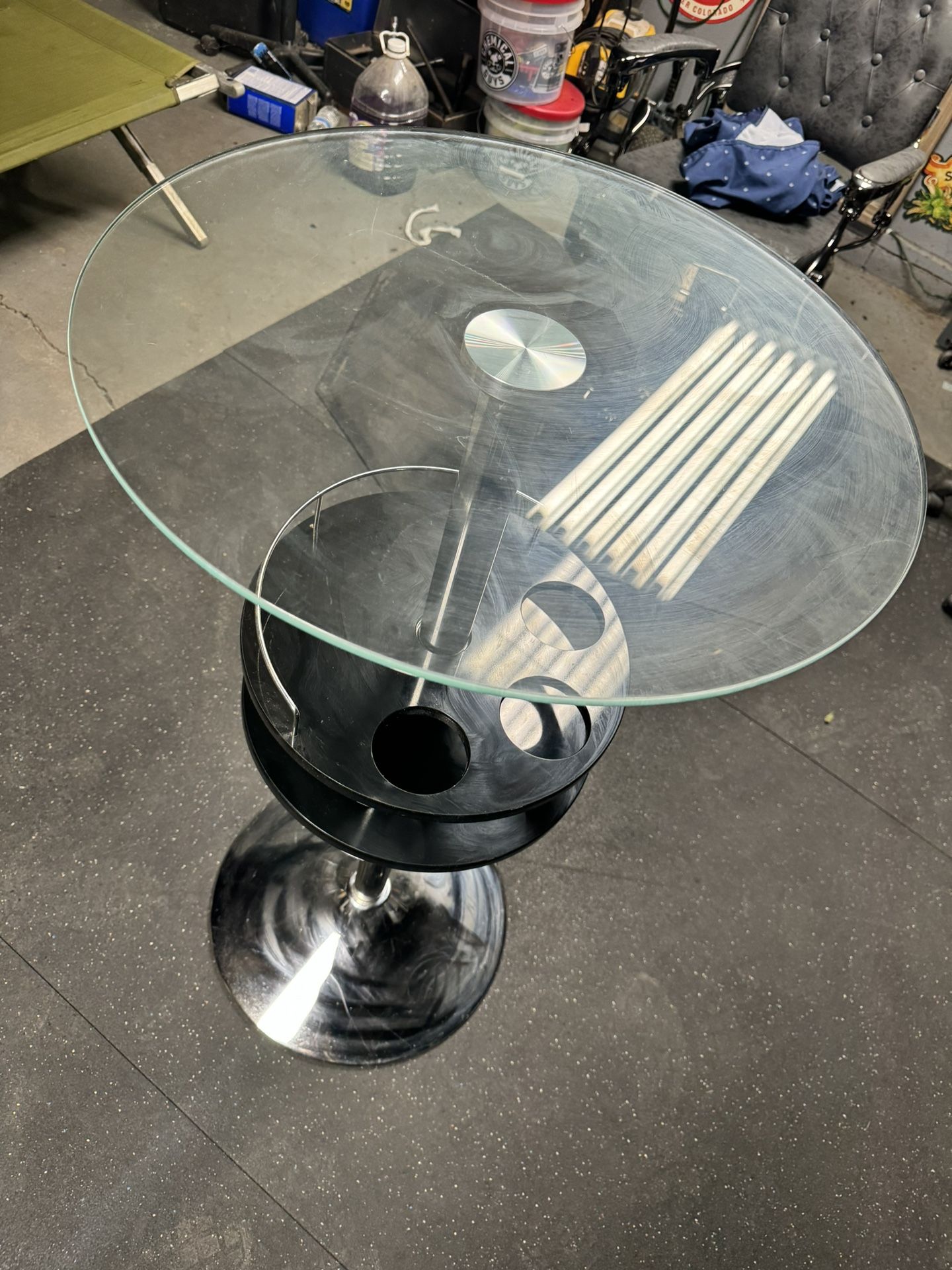 Glass Table Mini Bar
