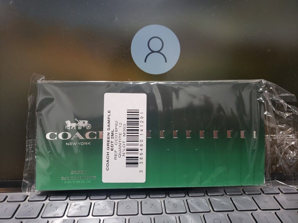 12pk Men's Coach Green Sample Pack