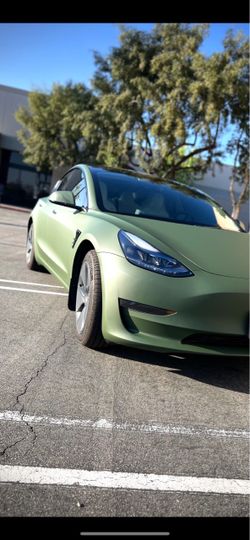 Car wrap vinyl full uncut matte military green roll